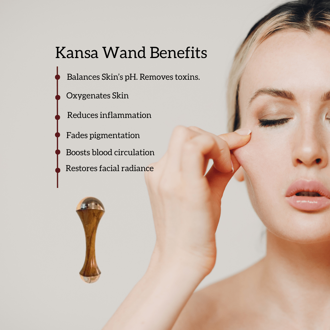 Kansa Glow Face Massage Wand - Rüh Essentials