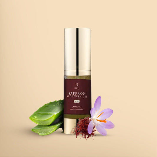 Saffron Aloe Vera Gel for Skin Hydration and Radiance - Rüh Essentials