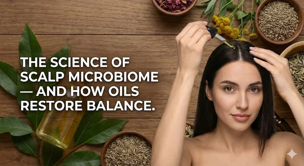 The Science of Scalp Microbiome — And How Oils Restore Balance.