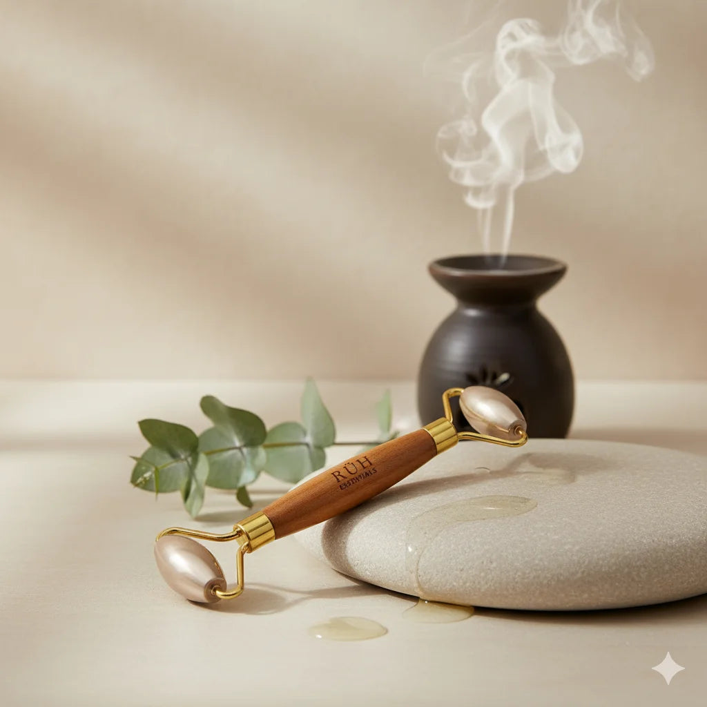 Kansa Face Roller for Skin Stimulation & Detox