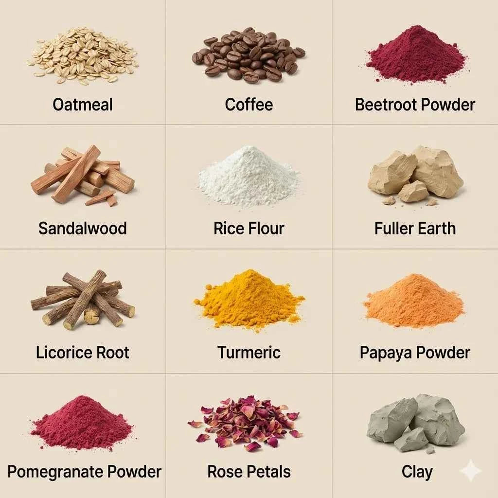 Exfoliating Herbal Face Scrub for Glowing Skin