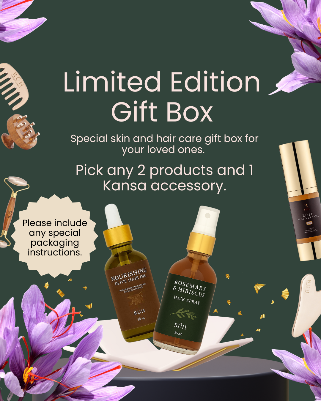 The Ruh Ritual Personalized Gift Set – Pure, and Natural Care