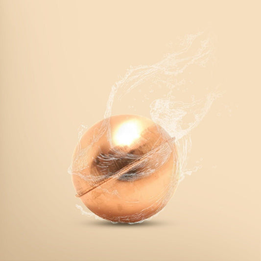 Copper Ball to alkalize your water. Supports Digestion, Immunity and Mind - Body Balance. - Rüh Essentials