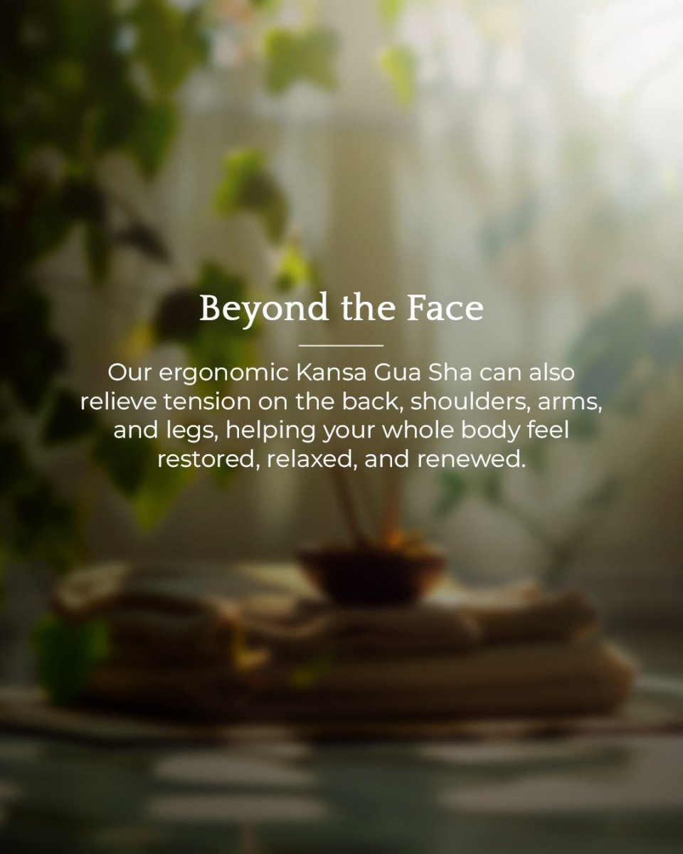 Kansa Gua Sha Face Massager for Glowing Skin - Ruh Essentials - Rüh Essentials