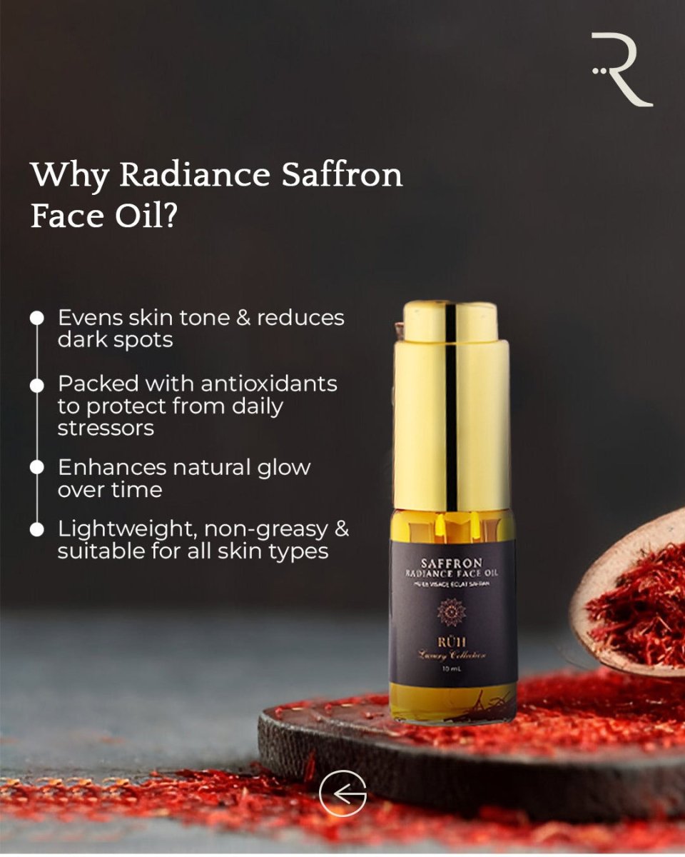 Radiance Saffron Face Oil for Luminous Skin - Rüh Essentials