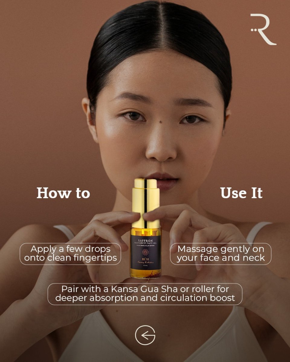 Radiance Saffron Face Oil for Luminous Skin - Rüh Essentials